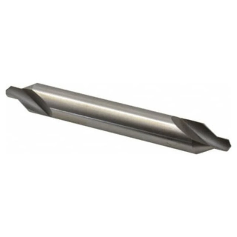 Interstate HSS 60 Combined Drill & Countersink, Long Plain Type, Size #7, 5 Overall Length - 43-264-1